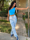 Y2K Zebra Print Straight Pants Capris Damen Harajuku Baggy High Waist Casual Vintage Korean Style Streetwear Female 2020Iamhotty