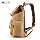 TANGHAO Canvas Backpack Unisex Vintage Casual Rucksack 17inch Laptop Backpack W/ USB Charging Port Schoolbag Student Mochia