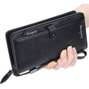 New Arrival Leather Men Wallets Large Capacity Driver License Phone Wallet Casual Male Clutch Long Zipper Coin Purses Carteir