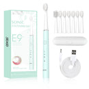 SEAGO Electric Toothbrush Sonic Rechargeable Travel Waterproof  Electronic Tooth 8 Brushes Soft Replacement Heads For Adult Gift