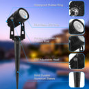 1 A 4 RGB Luz de paisaje solar al aire libre LED IP65 Lámpara solar a prueba de agua Encendido / apagado automático Luz de pared solar Jardín Patio Lámpara de césped