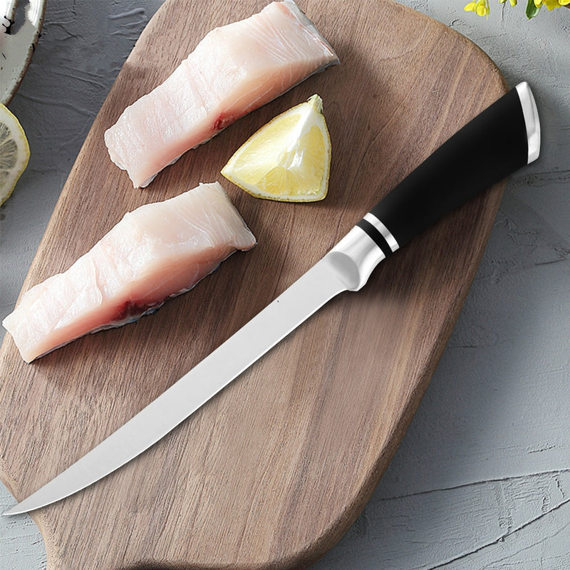 Fillet Kitchen Knife  7&quot; inch Boning Knife High Quliaty Stainless Steel Knife For Bone Meat Fish Fruit Vegetables Cooking Tool
