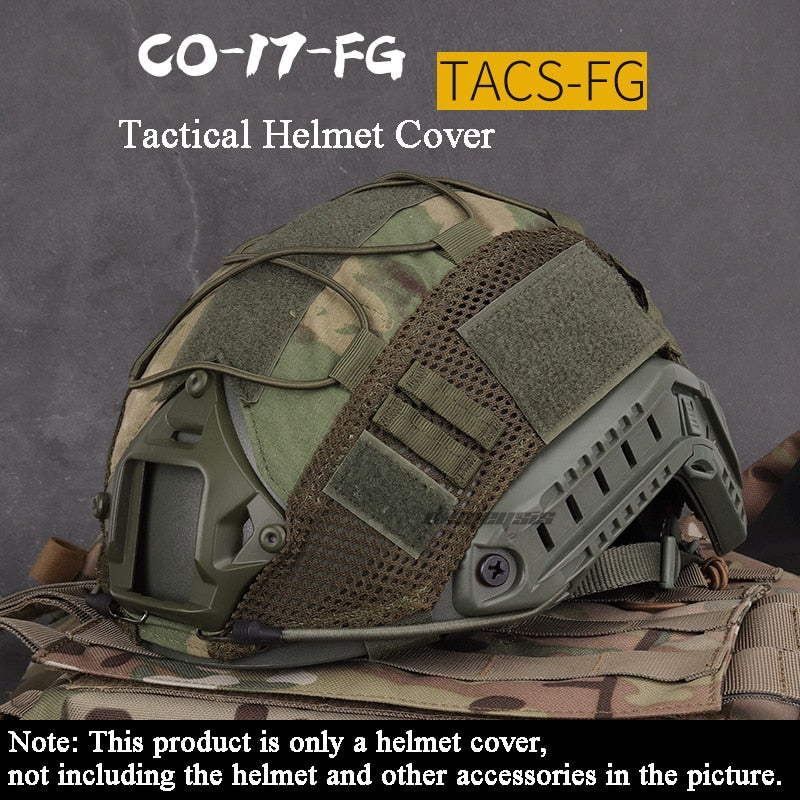 Cubierta de casco táctico para casco rápido MH PJ BJ Airsoft Paintball ejército casco cubierta accesorios militares