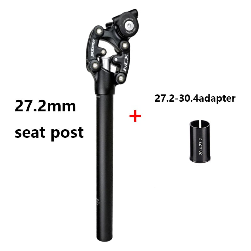 Suntour NCX Damping suspension seatpost bike bicycle mtb seat post 27.2 28.6 30.0 30.4 30.8 31.6*350mm sliver black Seatposts