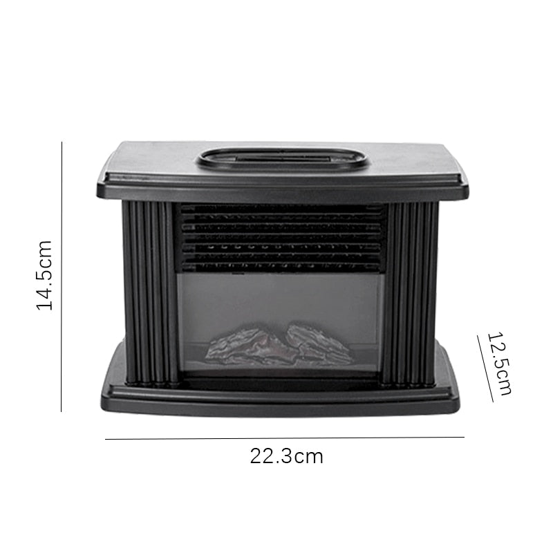 1000W Electric Fireplace Heater With Remote Control Tabletop Warmer Flame Heater Winter Heating Machine For Room Office Heating