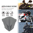 Parabrisas de motocicleta MT 07 FZ 07 para Yamaha MT07 FZ07 2014-2020, Deflector de viento para Moto de PVC ahumado, Deflector de parabrisas de flujo de aire