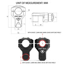 Motorcycle Handlebar Riser 22MM 28MM for Husqvarna Ducati KTM Bmw Honda NC750 CB500X Suzuki Yamaha Kawasaki Versys Triumph Tiger