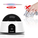 Nail Steamer Steam Off Gel Nail Polish Remover Machine Portable Electric Nail Steamer for UV Gel Polish Nail Salon Tools