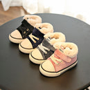 Baby Winter Shoes Girls 1-3 Years Old Warm Fur Boys Shoes Plus Velvet Girls Toddler Boots 2022 Winter Children&