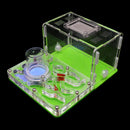 DIY Acryl Ant Farm Flat Ant Nest Ant House for Pet Anthill Glass Moisturizing Water Tower Workshop Feeding Area 12*15*7.5cm