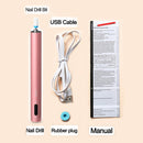 Electric Portable Manicure Machine Set Led Mini Nail Drill Pen Bits Cutter for Removing Gel Varnish Nail Pedicure Grinding Tools