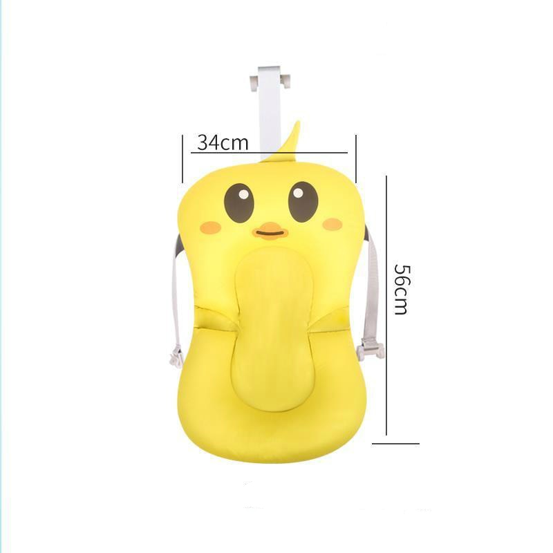 1pc Portable Baby Non-Slip Bath Tub NewBorn Air Cushion Bed/Chair/Shelf Baby Shower Cute Animal Cartoon Baby Bath Pad