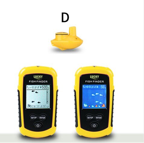 LUCKY Original FFw718 FF518 Fischfinder Wireless Remote Sonar Sensor 45M Wassertiefe Angeln Finder Verwenden Sie Werkzeuge Sonarwandler