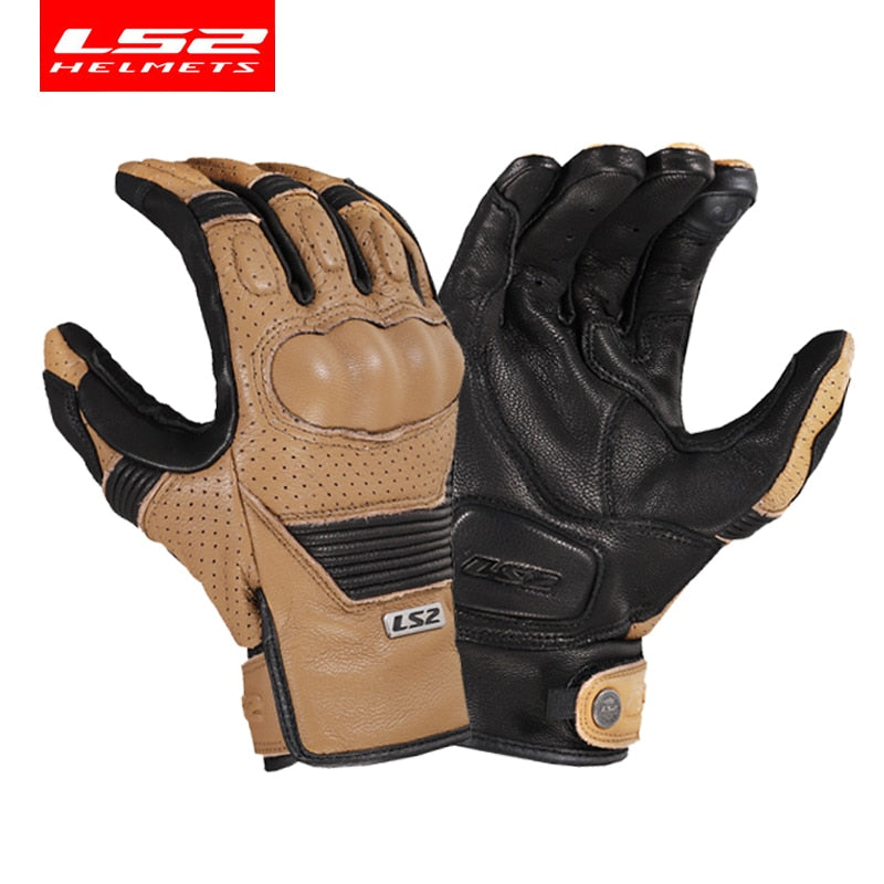 Guantes de motociclismo LS2 ls2 MG-004 guantes protectores cómodos resistentes al desgaste para pantalla táctil de motocicleta