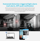 SANNCE 4CH HD 5MP XPOE CCTV NVR System 5MP 4PC IP Cameras Outdoor Weatherproof Home Video Security Surveillance Cameras System