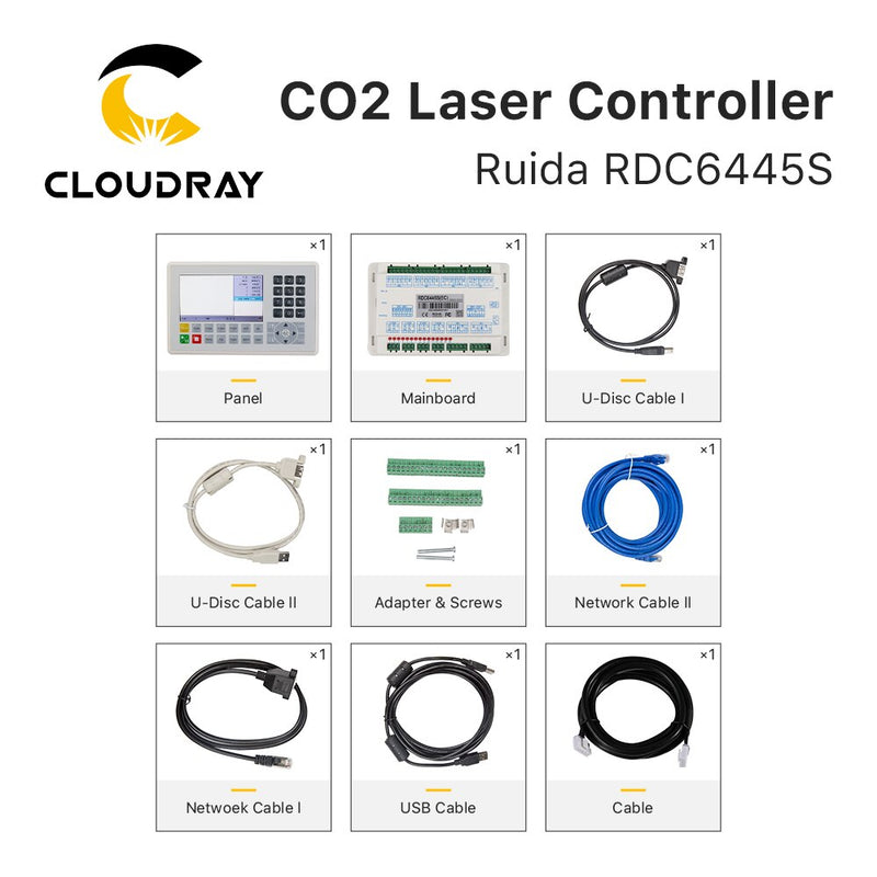 Controlador Ruida RDC6445 RDC6445G RDC6445S para actualización de máquina cortadora de grabado láser Co2 RDC6442 RDC6442G