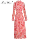 MoaaYina Fashion Designer Summer dress Women&