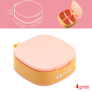 Tcare, organizador de pastillas de viaje, caja de pastillas a prueba de humedad para monedero de bolsillo, pastillero diario, contenedor portátil para medicamentos y vitaminas