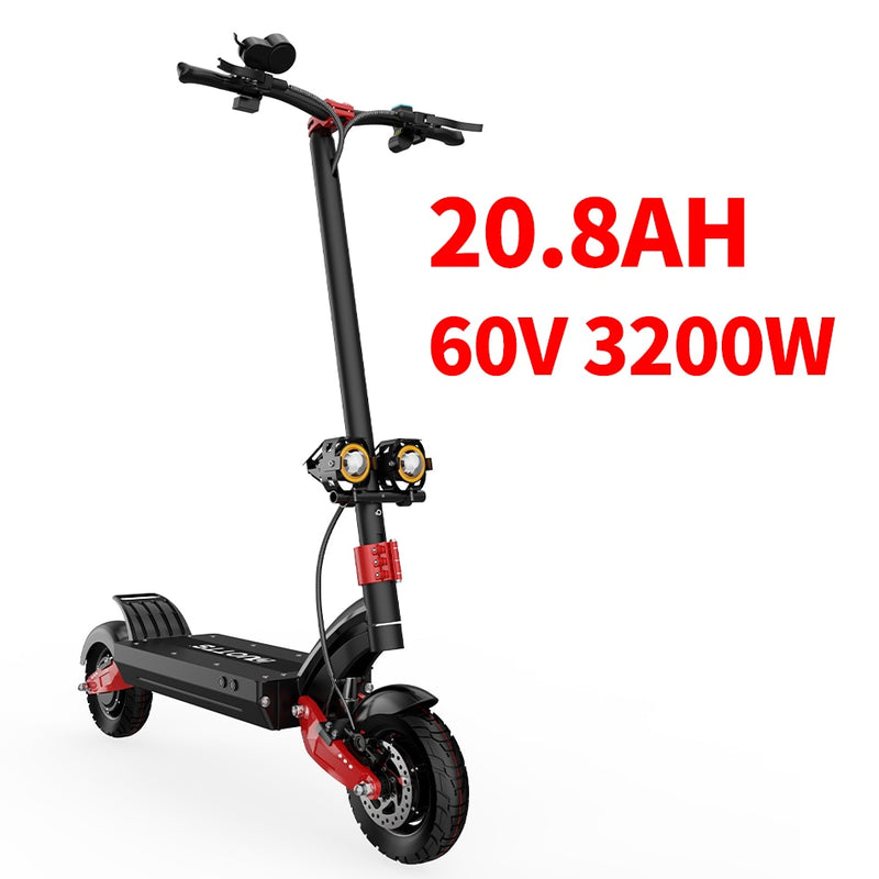 Warehouse In Europe 3200W 60V Electric Scooter X-Tron X10Pro Max 70km/h Dual Drive Kick Scooter 70km Range Folding e scooter