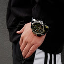 Reef Tiger/RT Sport Watch Complicated Dial with Year Month Perpetual Calendar Big Steel Case Watches RGA3532