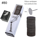 80/120/180 Nail Legs Drill Bit Diamond Pedicure Polishing Cap Foot Callus Cuticle Cutters Burr Bits Manicure Accessories Milling