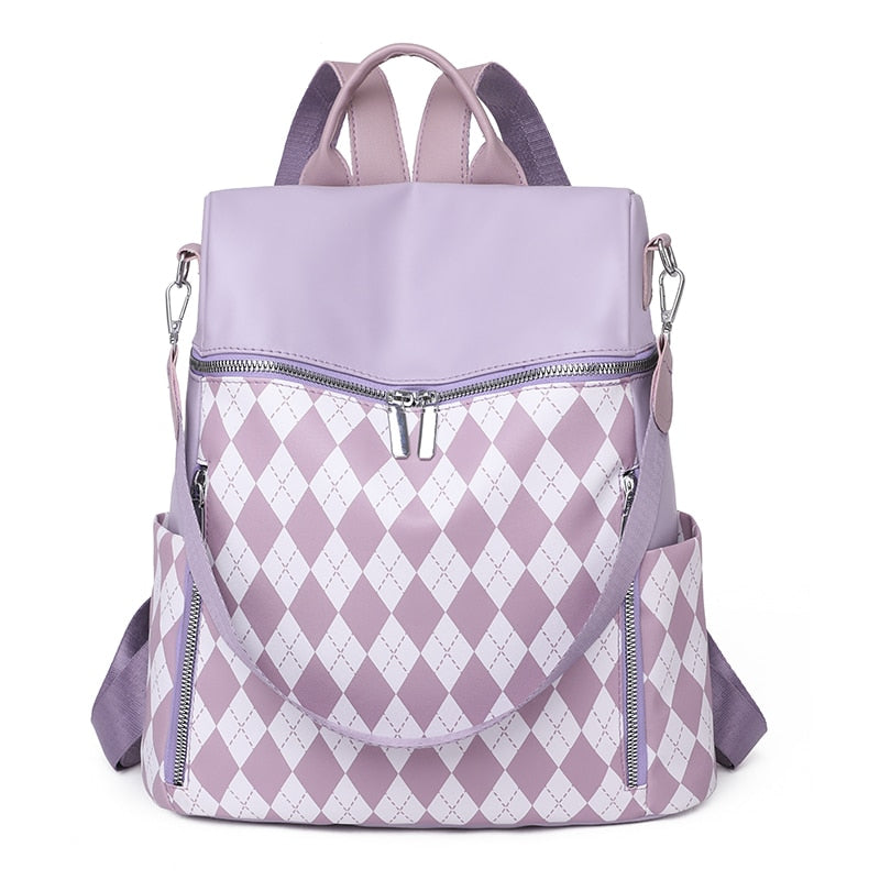 Mochila Retro para mujer, Mochila de cuero PU, mochilas de viaje, Mochila suave para mujer, mochilas escolares de hombro para niñas, Mochila 5051