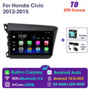 Vtopek 9" 4G Carplay DSP 2din Android 11.0 Car Radio Multimidia Video Player Navigation GPS For HONDA CIVIC 2012-2015 Head Unit