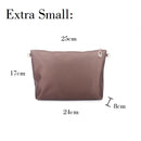 Nylon Bag Insert Organizer with Zipper Pockets Soft Light Perfect Purse Organizer To Keep Everything Neat Bolsa De Maquiagem