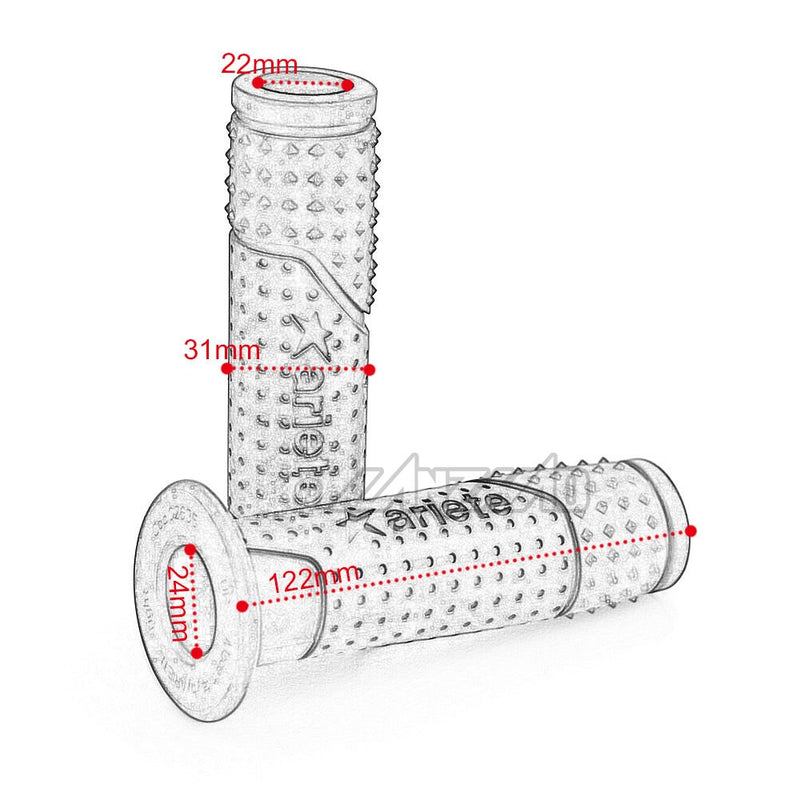 Empuñaduras de goma para motocicleta, Protector de Gel de mango suave Ariete para Honda Yamaha Kawasaki Aprilia Ducati Suzuki Husaberg KTM BMW