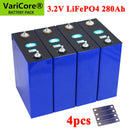 4 Uds VariCore 3,2 V 310Ah 280Ah 105Ah LiFePO4 batería 3C batería de fosfato de hierro y litio para 4S 12V 24V carrito de Golf yate solar RV