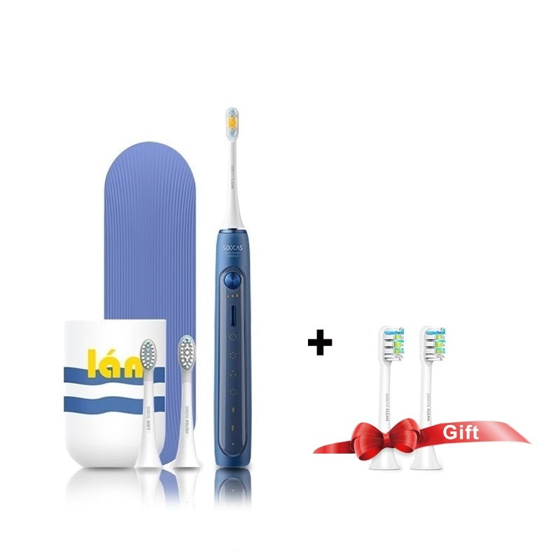 Cepillo de dientes eléctrico SOOCAS X5, cepillo de dientes sónico inteligente recargable, cepillo de dientes ultrasónico automático, limpieza de dientes, 12 modos IPX7
