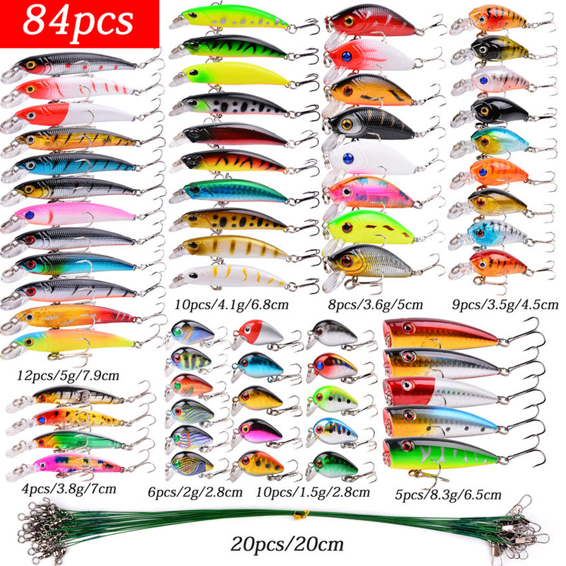 Aorace Fishing Lure Set Fishing Hard Bait Mini Minnow Floating Swing Crankbait Crazy Wobblers Artificial Bionic Crank Lures