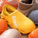 2022 nuevas zapatillas de invierno, zapatos cálidos para hombres, impermeables, para mujeres, parejas, antideslizantes, de algodón de felpa, para interiores y exteriores, niños, hogar, otoño, niños