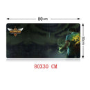 Rakoon Large Gaming Mouse Pad Anti-slip PC Computer Gamer Mousepad Locking Edge Natural Rubber Big Mouse Mat for CS GO LOL DOTA2