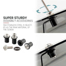 Parabrisas de motocicleta MT 07 FZ 07 para Yamaha MT07 FZ07 2014-2020, Deflector de viento para Moto de PVC ahumado, Deflector de parabrisas de flujo de aire