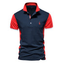 2021 New Summer Cotton POLO Shirt Men Giraffe Brand Embroidery Polo Shirt Men High Quality Short Sleeve England Style Mens Polos