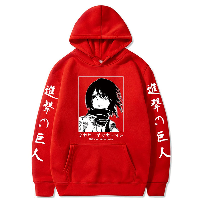 Attack on Titan Hoodie Anime Printed Sweatshirt Casual Hoodie Clothes Harajuku