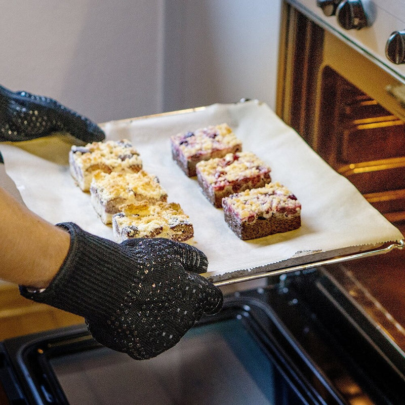 Guantes de cocina resistentes al calor para horno, Guantes de silicona para parrilla, agarraderas multifuncionales para hornear, barbacoa, Guantes Horno, 2 uds.