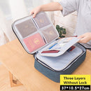 Document Storage Bag Organizer Boxes Bins Baskets Drawer Container Home Storage Organization Accessories Supplies