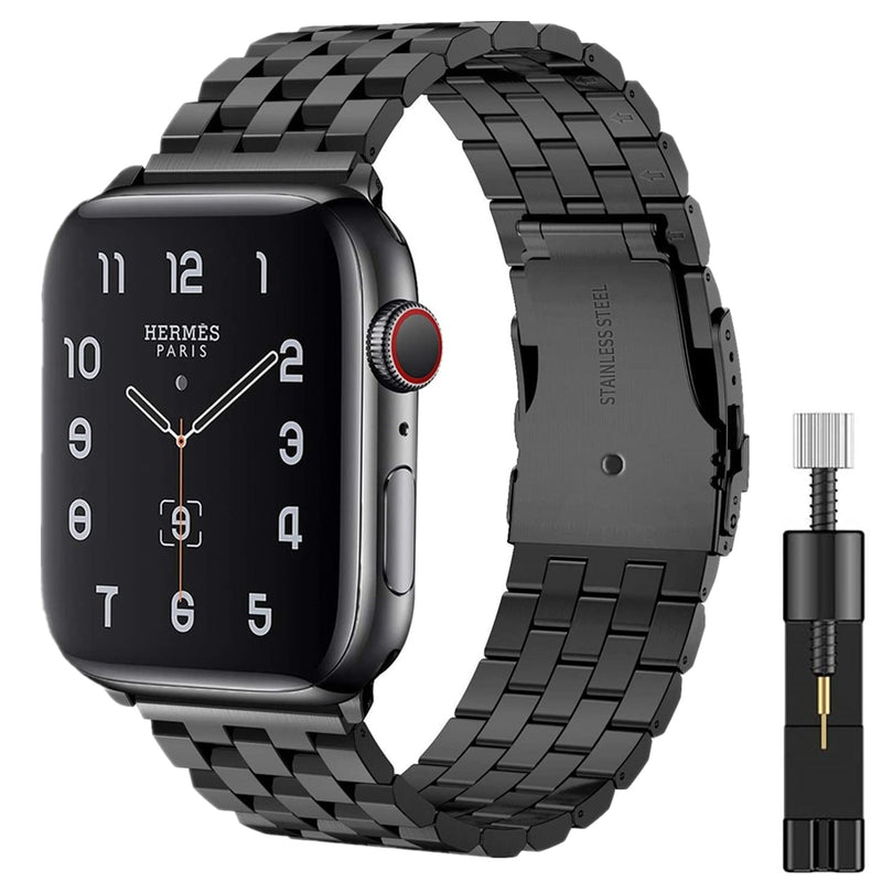 Pulsera para Apple Watch 6 SE 7 8 ultra Bands 44mm 42mm 40mm 38mm 41mm 45mm 49mm Correa de acero inoxidable para iWatch 5/4/3/2/1 Correa