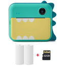 Cámara instantánea para niños Cámara de impresión 1080P Video Foto Cámara digital con papel de impresión para niños Cumpleaños Regalo de Navidad