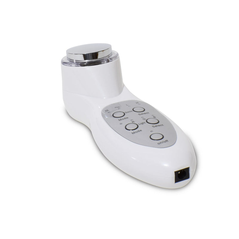Masajeador de ojos ultrasónico de 3Mhz, 7 LED, rejuvenecimiento de la piel, cuidado de la iontoforesis, limpiador de la piel, belleza Facial, 110-240V