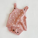 Baby-Strickspielanzug, niedlicher Overall, Neugeborenes, Mädchen, Jungen, Kleidung, Baby, Mädchen, Junge, ärmellos, Overall, Kleinkind, Strick-Strampler