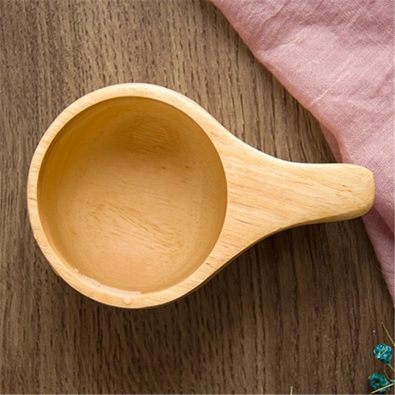 New Chinese Portable Wood Coffee Mug Rubber Wooden Tea Milk Cups Water Drinking Mugs Drinkware Handmade Juice Lemon Teacup Gift