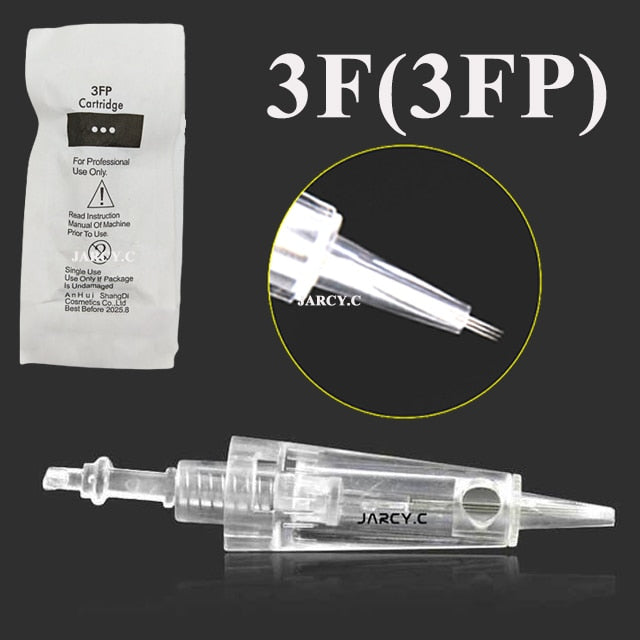 Bayonet port Cartridges Needles Sterilized 1R 3R Permanent Makeup Machine Needles For PMU Tattoo Eyebrow Liner Lips Supplies
