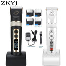 Baorun Hair Clipper Pet Hair Trimmer Puppy Grooming Electric Shaver Set Cat Accessories Ceramic Blade Cordless Charging Supplies