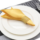 50pcs/lot Napkins 30cm Square Satin Fabric Handkerchief Table Dinner Napkin For Wedding Decoration Party Event Home Supplies