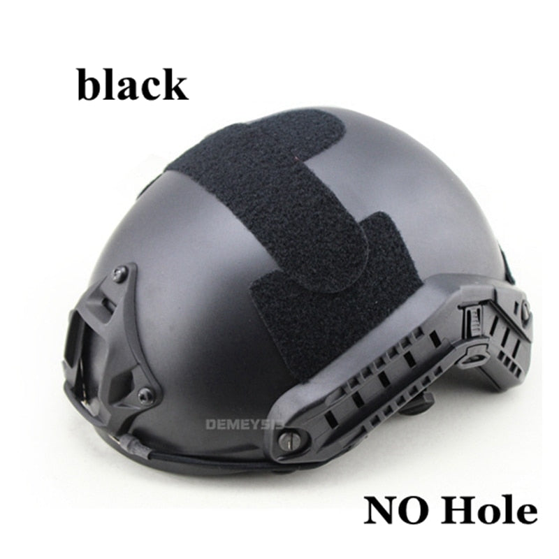 Casco táctico Fast MH PJ Casco Airsoft Paintball Cascos de combate Deportes al aire libre Cabeza de salto Equipo de protección