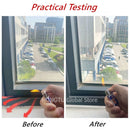 Tira de sellado de ventana de 4M-40M, espuma acústica blanca para puertas correderas, ventanas a prueba de viento, sello de algodón insonorizado, espacio para puerta, espuma de sonido