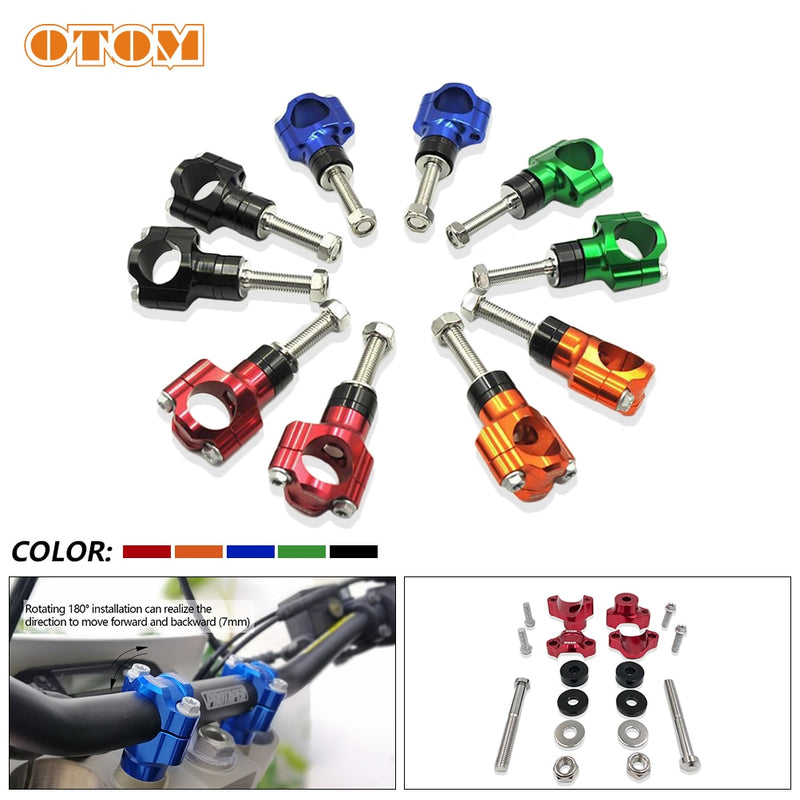 OTOM Motorcycle Handlebar Clamp CNC Aluminum Alloy Bar Clamps 1 1/8" 28mm For Suzuki Yamaha BMW Honda KTM CRF KX HandleBar Riser